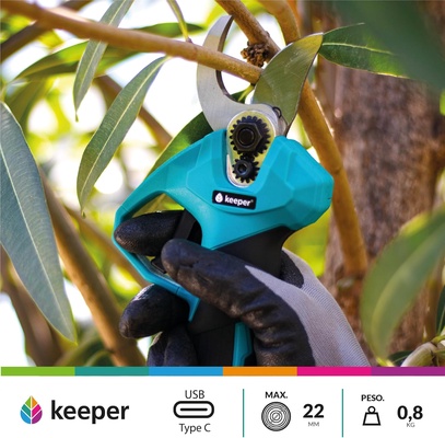 Tijera Poda Bateria Keeper KP25 